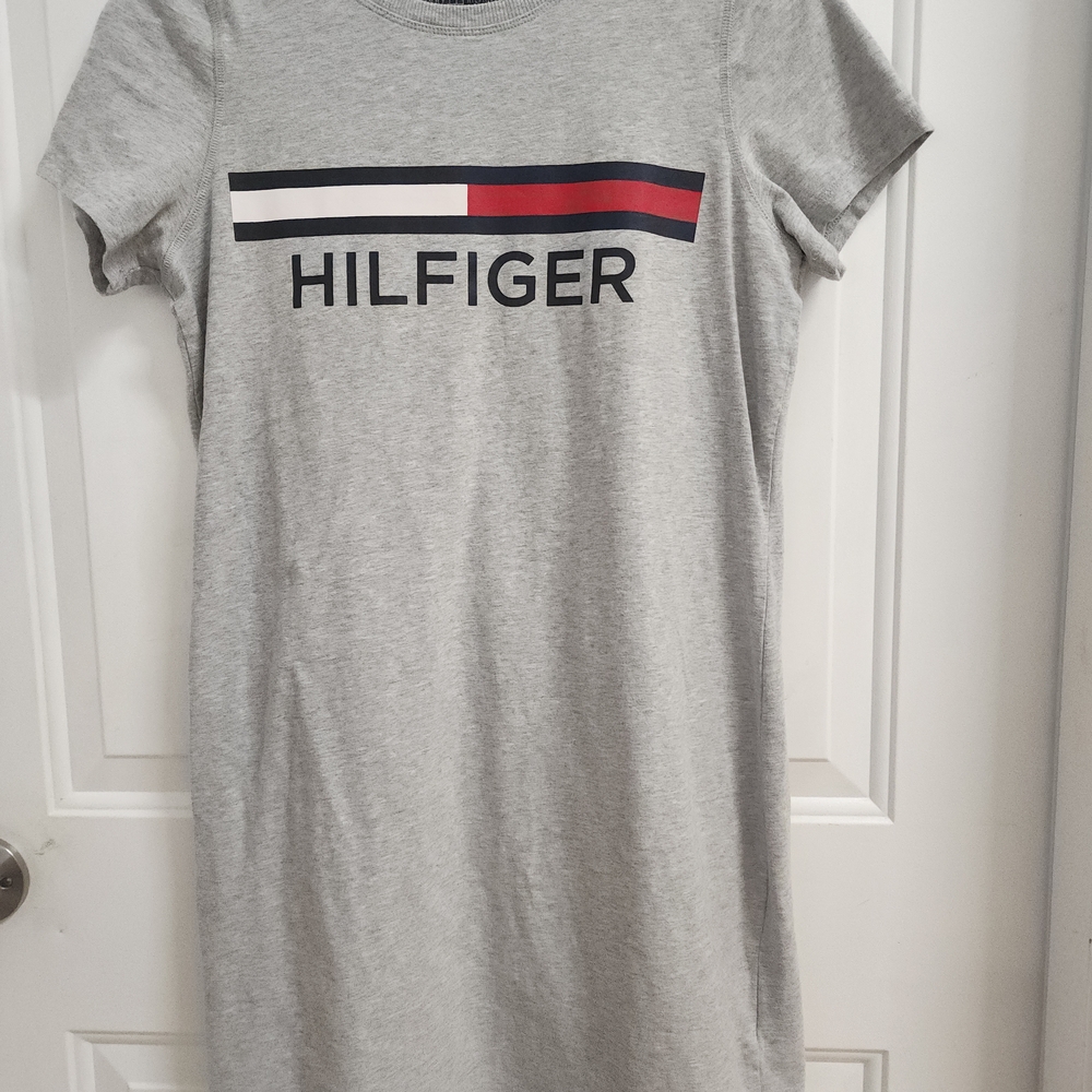 Tommy Hilfiger Gray T-Shirt Dress